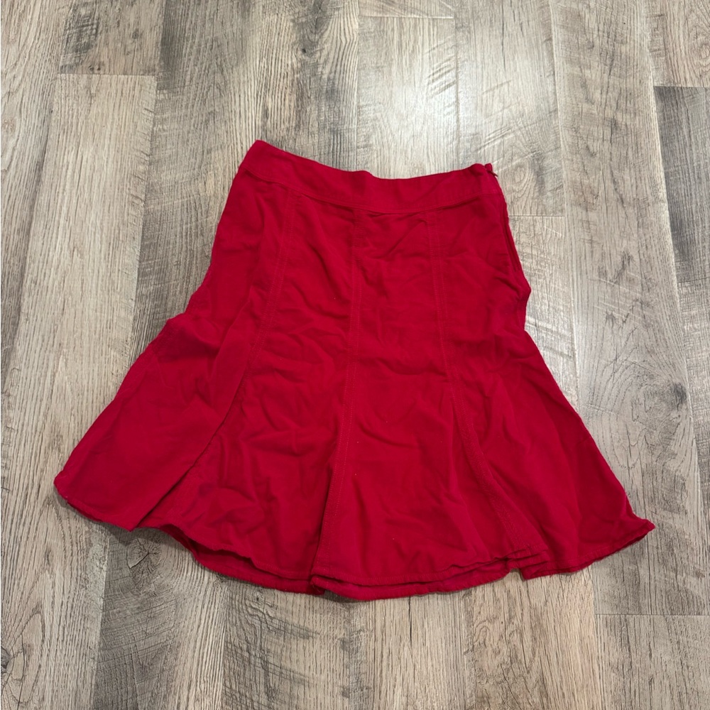 Anthropologie Pink Skirt Pleated Size 6